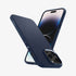 ACS04813 - iPhone 14 Pro Max Case Liquid Air in matte black showing the back